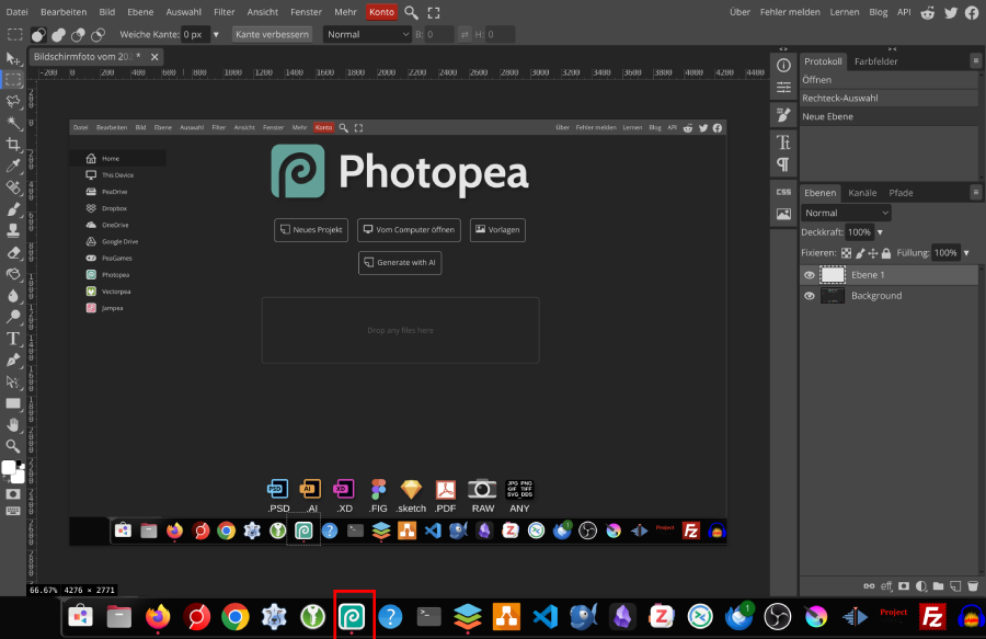 Alternative zu Photoshop - Photopea