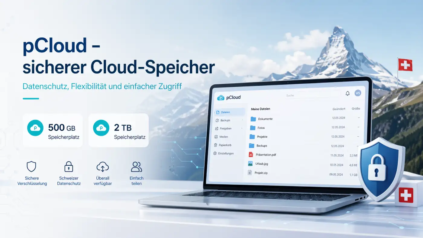 pCloud: Sichere Cloud-Lösung mit Schweizer Datenschutzfokus