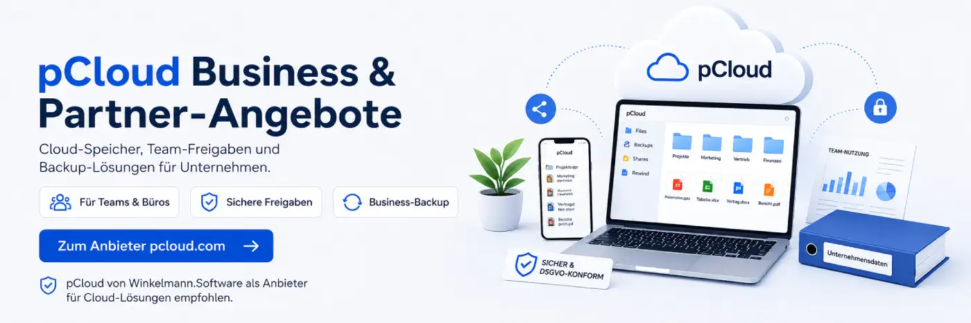 pCloud Partner Business Kunden
